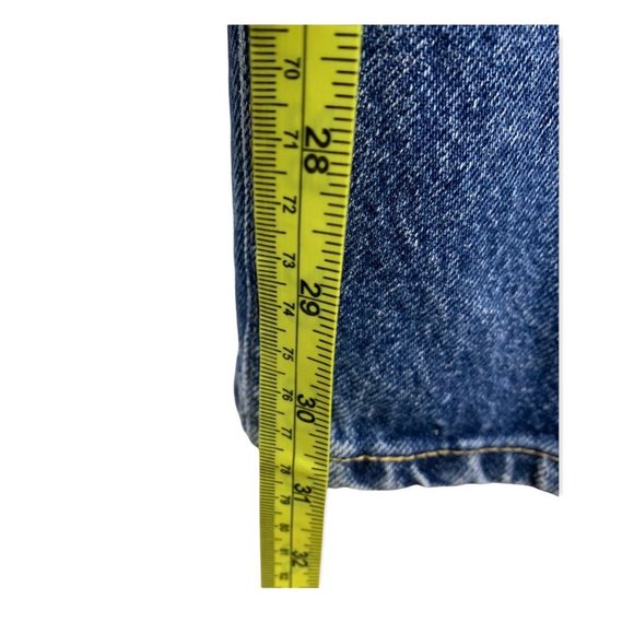 Vintage 90s Lee's Straight Leg Medium Wash Jeans 38x32 - Picture 8 of 10